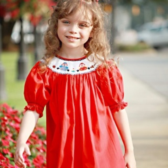 Raggedy Ann & Andy smocked dress - Picture 2 of 5
